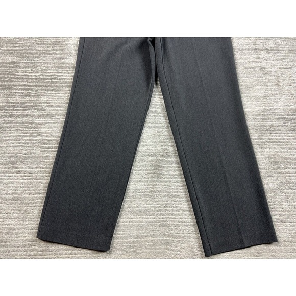 Kim Rogers Pants Women 12 Short Gray Elastic Waist Polyester‎ Blend Career - Picture 3 of 11